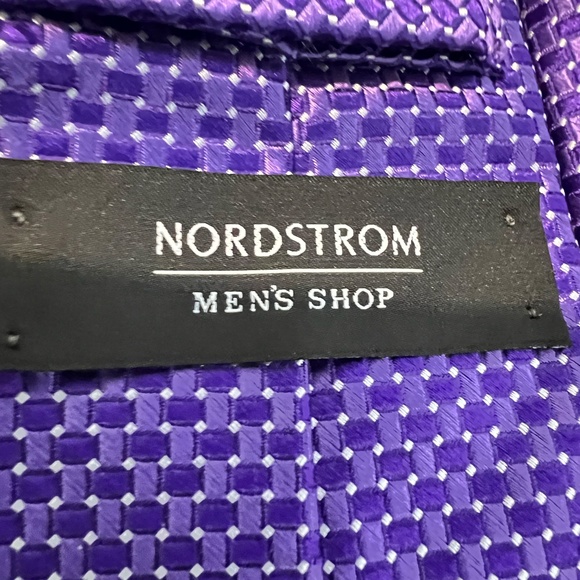 Men's Purple Tie - Picture 3 of 5